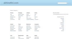 Desktop Screenshot of abhinethri.com